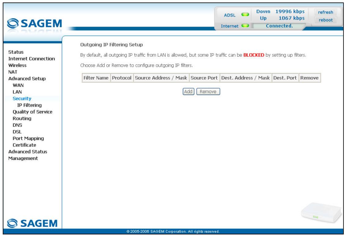 SAGEM FAST 2400 - Outgoing - 1