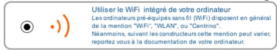 SAGEM FAST 2400 - Interface Wi-Fi intégré de votre ordinateur - 1
