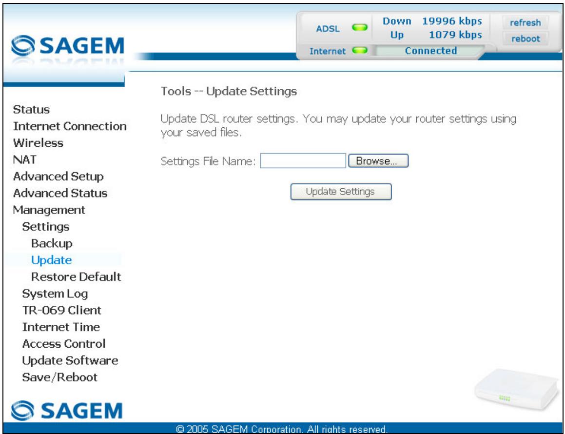 SAGEM FAST 2400 - Update - 1
