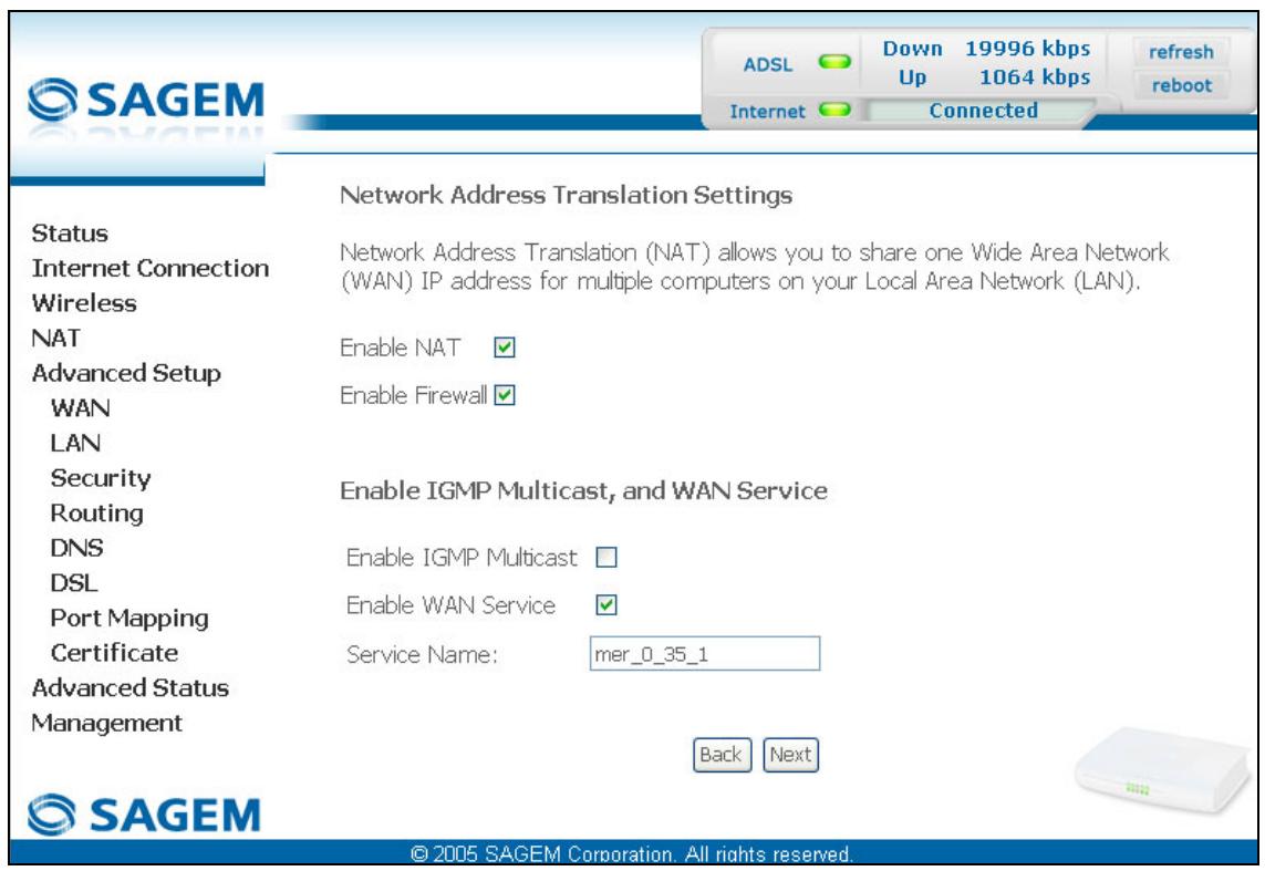 SAGEM FAST 2400 - MAC Encapsulation Routing (MER) - 2
