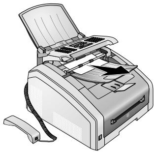 SAGEM FAX 4565 - Éliminer le bourrage de document - 2