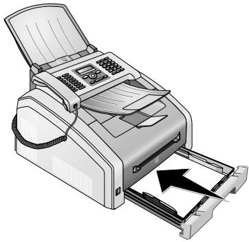 SAGEM FAX 4565 - Remédier au bourrage papier dans la cassette à papier / l'introduction de papier - 3