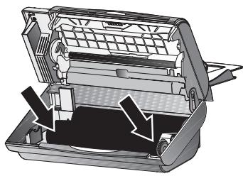 SAGEM FAX PHILIPS MAGIC3 VOICE - Mise en place du film encreur - 3
