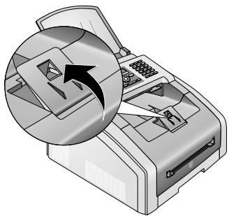 SAGEM LPF 5125 - Ne pas utiliser l'arrêt papier avec du papier format légal - 2