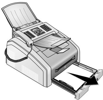 SAGEM LPF 5135 - Remédier au bourrage papier dans la cassette à papier/ l'introduction de papier - 1