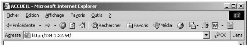 SAGEM MF 3780 - Acceder au Serveur Web - 1
