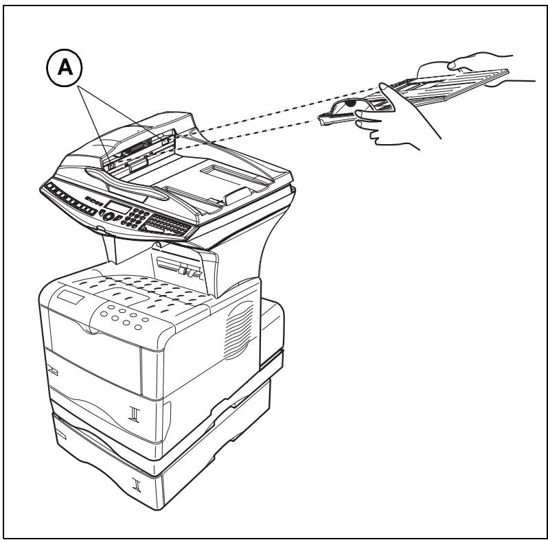 SAGEM MF 3780 - MISE EN PLACE DU CHARGEUR DE DOCUMENT POUR ANALYSE - 1