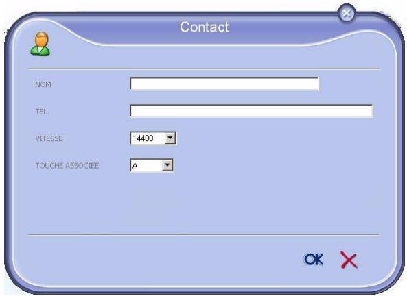 SAGEM MF 5461 - Ajouter un contact dans le carnet d'adresses du terminal - 2