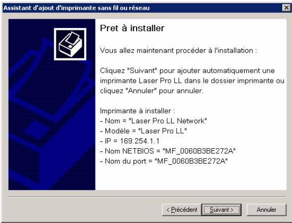 SAGEM MF 5461 - Connexion réseau - 5