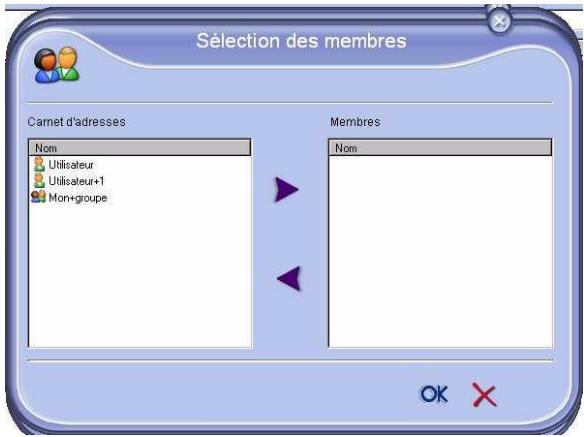 SAGEM MF 5461 - Ajouter un groupe dans le carnet d'adresses du terminal - 3