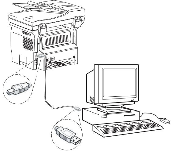 SAGEM MF 5461 - Connexion USB - 2