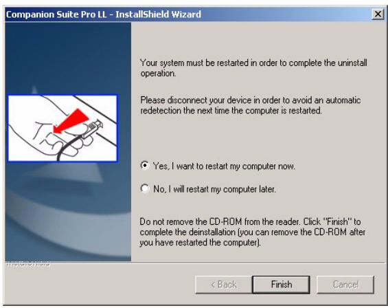SAGEM MF 5461 - Désinstaller le logiciel de votre PC - 5