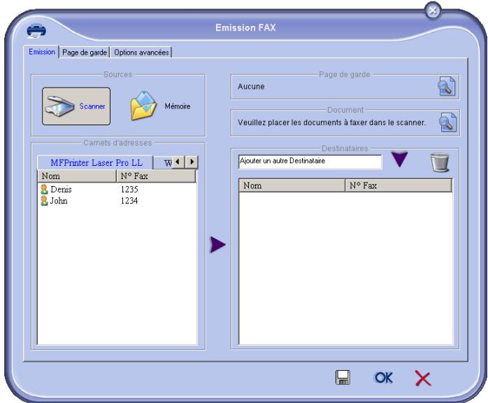 SAGEM MF 5461 - Créer un modèle de page de garde - 2