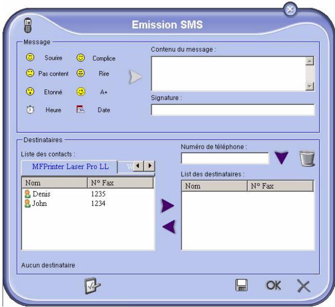 SAGEM MF 5461 - Envoyer un SMS - 2