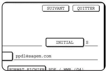 SAGEM MF 9500 - Une fois le préenregistrement de la touche d'accès rapide terminé, vous pouvez effleurer la touche QITTER pour quitter la fonction. - 1