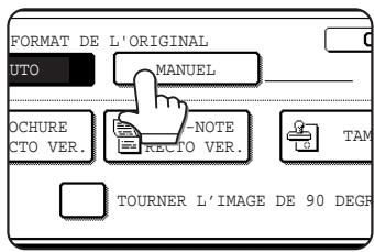 SAGEM MF 9500 - Effleurez la touche MANUEL. - 1