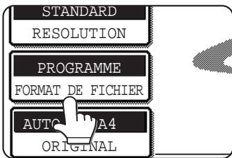 SAGEM MF 9500 - Au besoin, sélectionnez le format de fichier. (voir page 15). - 1