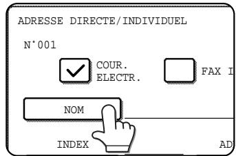 SAGEM MF 9500 - Effleurez la touche nom. - 1