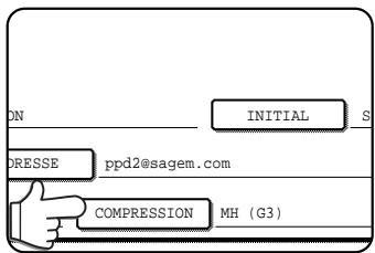 SAGEM MF 9500 - Contrôlez le format de fichier et le mode de compression. - 2