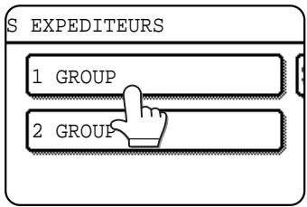 SAGEM MF 9500 - Modification et effacement des coordonnees d'un expediteur - 2