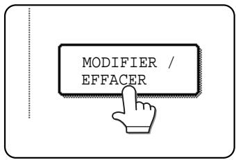 SAGEM MF 9500 - Modification et effacement de touches de GROUPE - 1