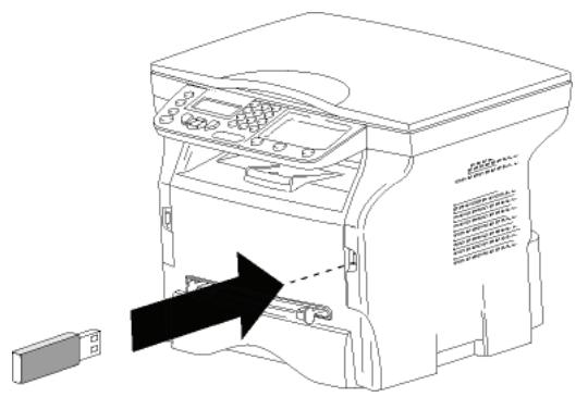 SAGEM MFD 6020 - Utilisation de la clé USB - 1