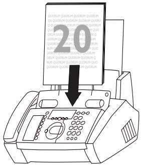 SAGEM PHILIPS FAXJET 355 - Insérer les documents - 2
