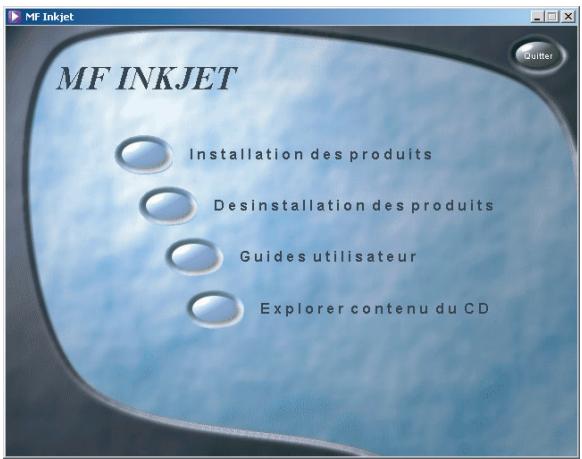 SAGEM PHILIPS MF-JET 485 - Installation du logiciel - 1