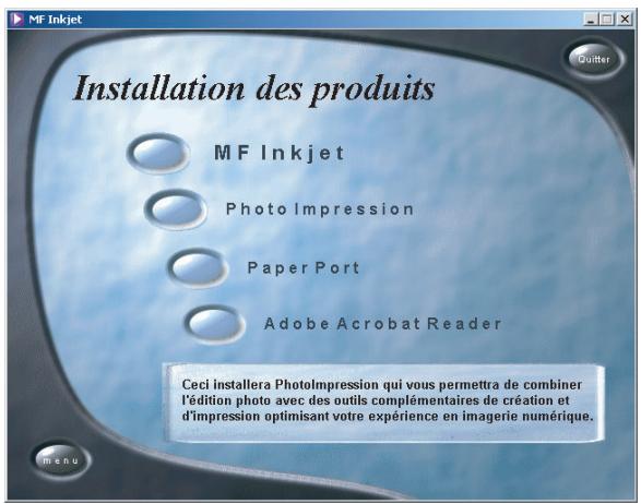 SAGEM PHILIPS MF-JET 485 - Installation du logiciel - 4
