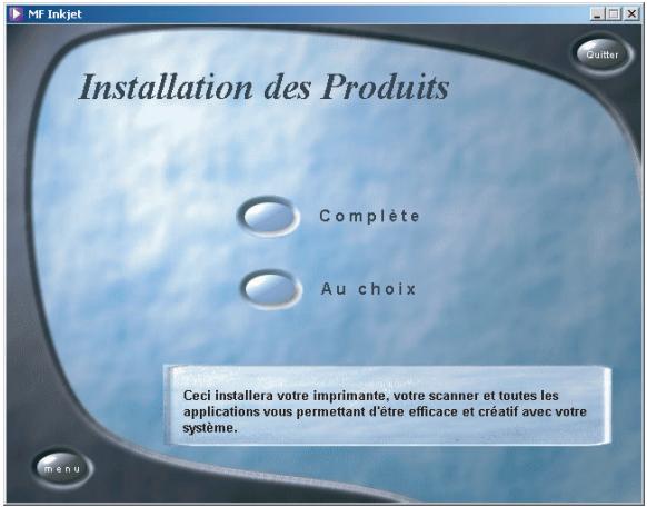SAGEM PHILIPS MF-JET 485 - Installation du logiciel - 2