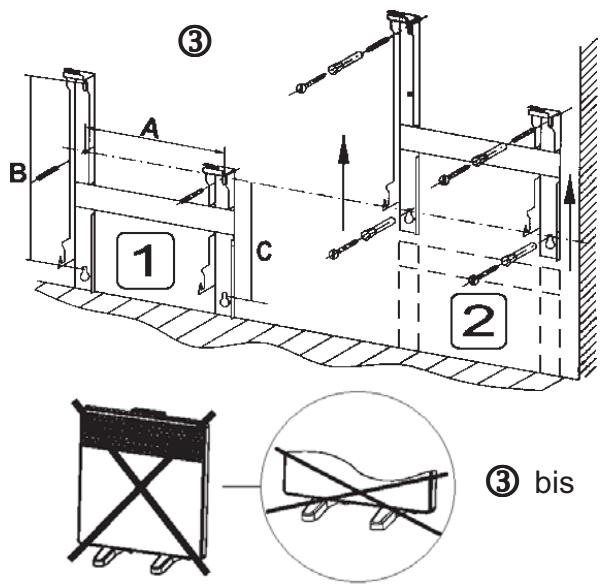 SAUTER LUCKI - 2-1) Hoe maakt u uw apparaat vast ? - 1