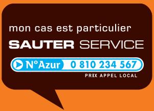 mon cas est particulier SAUTER SERVICE N°Azur 0 810 234 567 PRIX APPEL LOCAL