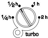 SAUTER SANTIAGO - 2/ Opvoeren van de temperatuur van het vertrek : gebruik van de modus Turbo - 1