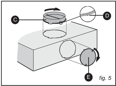SAUTER SHC 626 BF1,  SHC 626 WF1 - Evacuation extérieure - 2