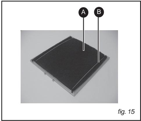 SAUTER SHC 626 BF1,  SHC 626 WF1 - Charcoal filters ref. no. - 2