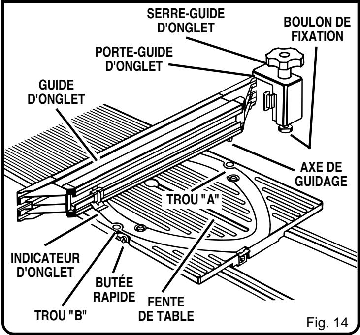 RYOBI BT3100-1 - INSTALLATION DE LA TABLE D'ONGLET ET DU GUIDE - 4