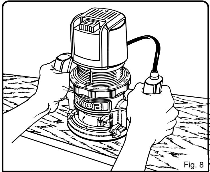 RYOBI R165 - AVANCEMENT FORCÉ - 1