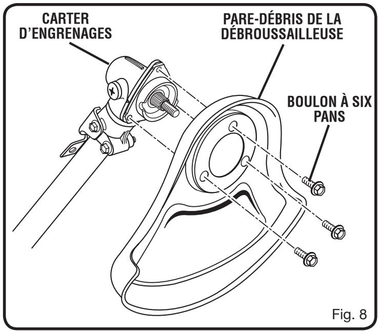 RYOBI RY30020 - INSTALLATION DU PARE-DEBRIS DE DÉBROUSSAILLEUSE - BC30 - 3