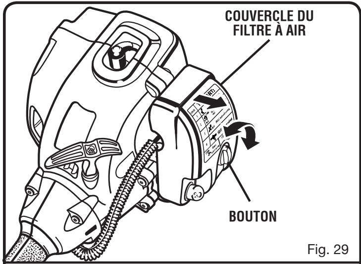 RYOBI RY30020 - REEMPLACEMENT ET NETTOYAGE DU FILTRE À AIR - 1