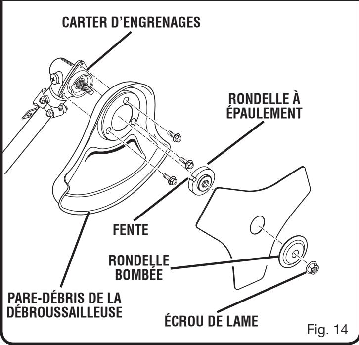 RYOBI RY30020 - INSTALLATION DE LA LAME TRI-ARC® ET DU PARE-DÉBRIS - 2