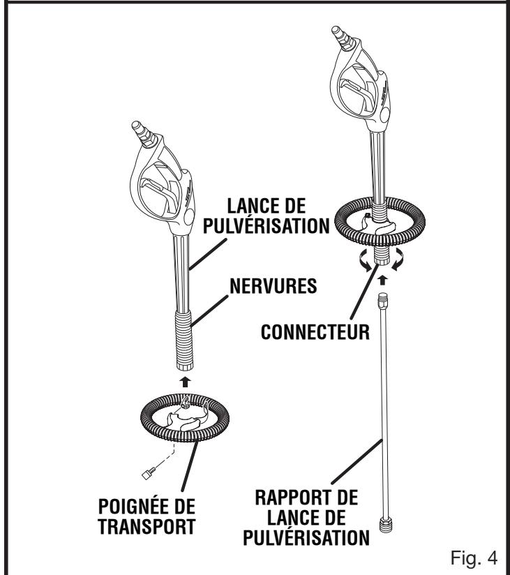 RYOBI RY80030 - Connexion du tuyau haute pression à la lance de pulvérisation - 2