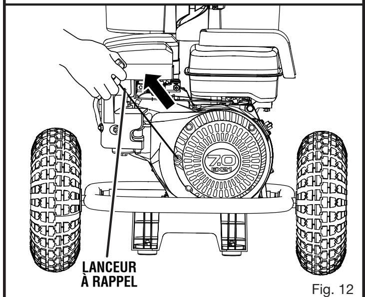 RYOBI RY80030 - Pour couper le moteur à l'aide du commutateur de marche/arrêt (ON/OFF) : - 2