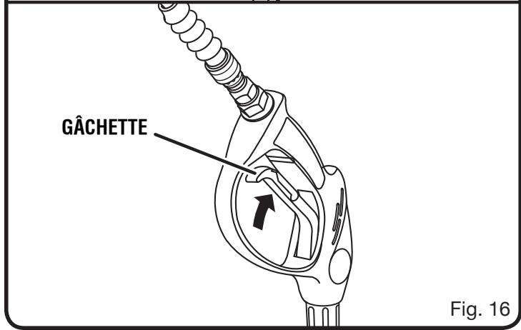 RYOBI RY80030 - Pour dégager le verrouillage : - 1