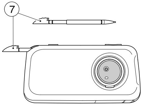 TOSHIBA G900 - Retrait et réinsertion du stylet - 1