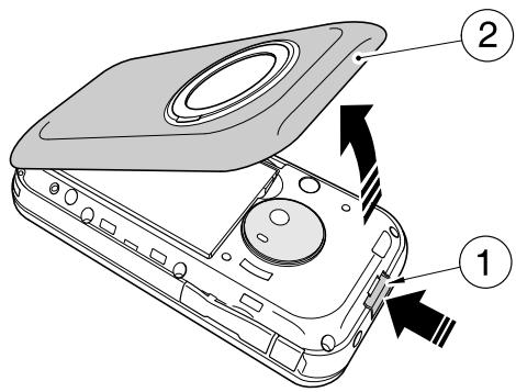 TOSHIBA G900 - Installation de la carte SIM, de la batterie et de la carte minisd - 2