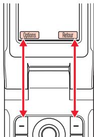 TOSHIBA TS808 - Utilisation de la touche de navigation - 1