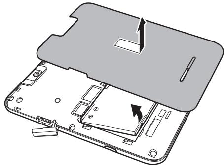 TOSHIBA TG01 - Installation de la carte SIM, de la carte microSD et de la batterie - 4