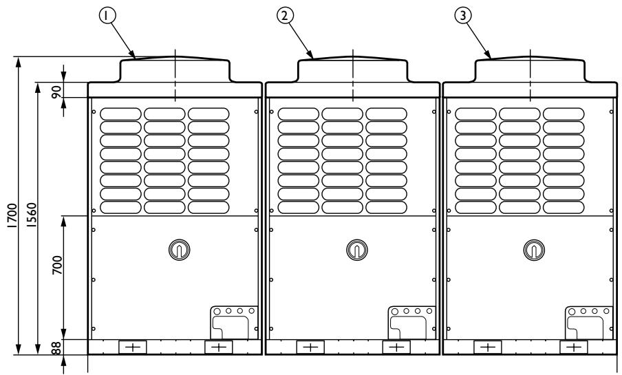 TOSHIBA MM-A0280HT - Trois modules - 2