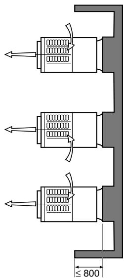 TOSHIBA MM-A0280HT - Accès et volume d'air amené aux unités extérieures - 6