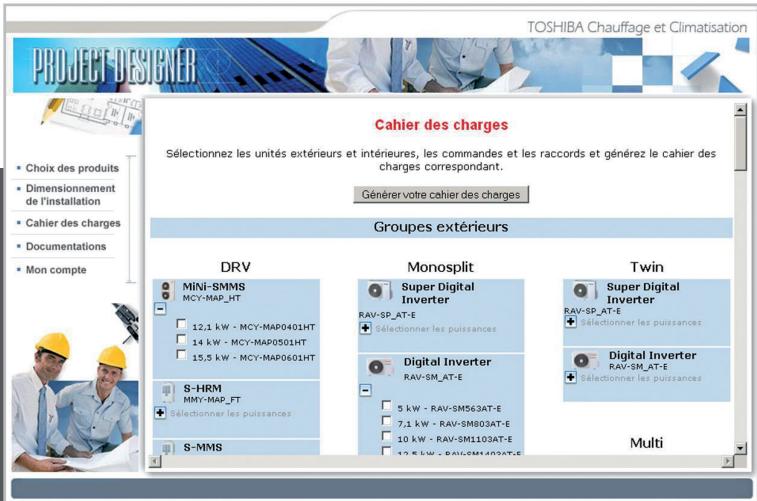 TOSHIBA MMD-AP0241BH - Outil d'aide à la prescription : Toshiba Project Designer. - 3